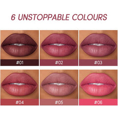 USHAS ultralightweight lipstick provides comfortable wear all day.