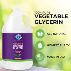 US+ glycerin pour shows smooth, clean application for DIY cosmetics.