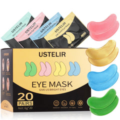 USTELIR 24K Gold eye patch for refreshed under-eye skin and subtle brightening.