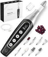 UTILYZE PediLux Pro kit overview showing a complete nail care setup for home use.