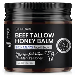 Uttse beef tallow face moisturizer jar closeup for sensitive skin hydration