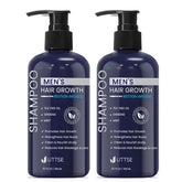 Uttse Biotin Hair Growth Shampoo bottle pour for daily scalp care