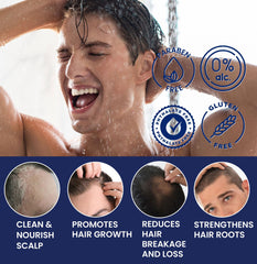 Uttse men's shampoo post-workout refresh for clean scalp