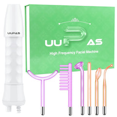 UUPAS high frequency wand front view for at home skincare sessions