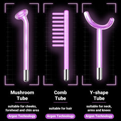 UUPAS mushroom tube attachment for gentle facial treatment