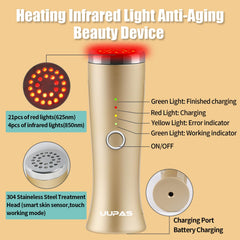 UUPAS smart skin sensor close-up demonstrating touch-activated therapy.
