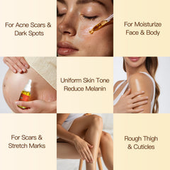 UWPU Bakuchiol-infused oil on skin supports a smoother appearance with daily use