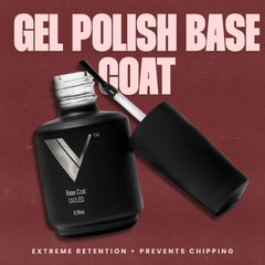 V Beauty Pure Gel Base Coat forms a tacky layer that boosts adhesion for gel polish