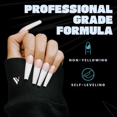 V Beauty Pure monomer liquid sculpting session supports precise shaping.