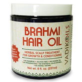 Vadik Herbs Brahmi Hair Oil bottle highlighting nourishing scalp