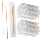 Vakly 6-inch wooden cotton-tip swabstick with precise, absorbent tip for careful use.