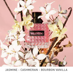 Valentino Born in Roma Coral Fantasy 0.2 oz bottle with vibrant, fruity-floral notes.