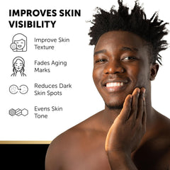 VALITIC black exfoliating gloves suitable for body scrubs