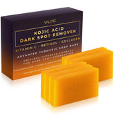 VALITIC Kojic Acid Dark Spot Remover Soap Bar closeup showing gentle cleansing for even tone