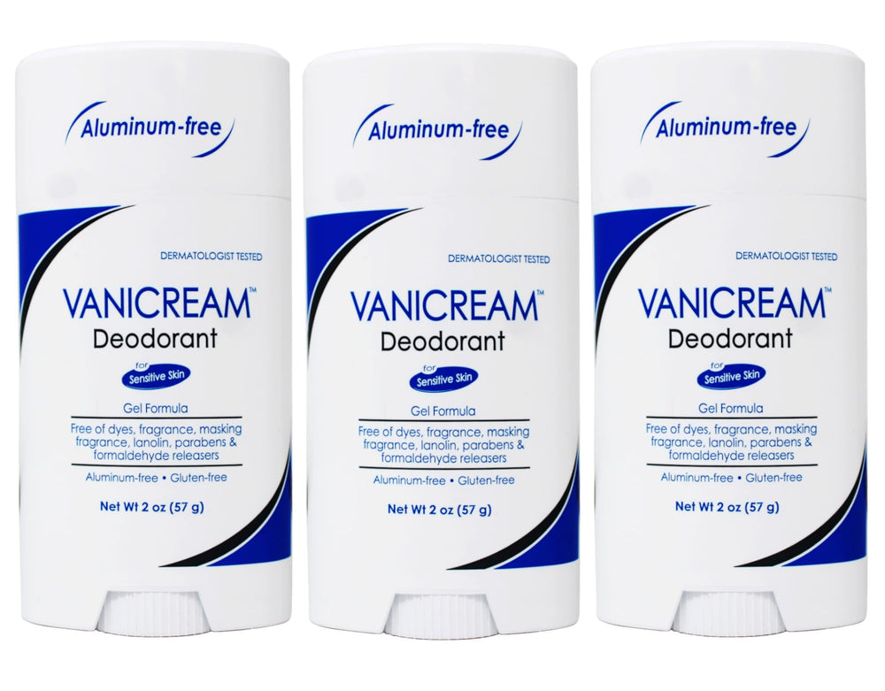 Vanicream deodorant gel for sensitive skin applying smoothly on underarms