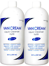 Vanicream Free & Clear bottle pour for gentle daily cleansing