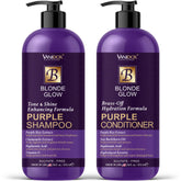 VANIDOX sulfate-free purple shampoo bottle restores cool tone and reduces brassiness.