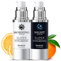 VANIDOX duo-pack front view showing two bottles for hydration and glow.