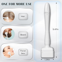 VANKEPYO hair derma roller aiding at-home scalp care with titanium needles.