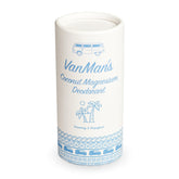 VanMan's Coconut and Magnesium Deodorant Stick packshot shows the product for daily freshness.