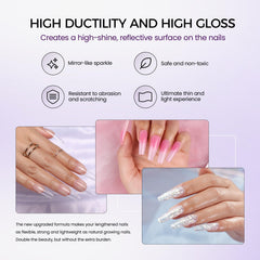 VANSISOS base and top coat 10ml for durable finish
