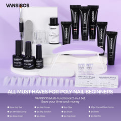 VANSISOS mini UV nail lamp for fast, portable curing