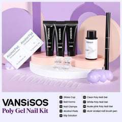 VANSISOS slip solution bottle for smoother gel application and easier sculpting.