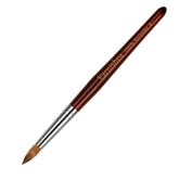 varnishea kolinsky nail brush with solid wood handle delivers precise control for acrylic powder
