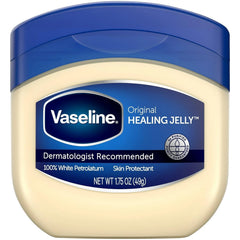 Vaseline 3-pack jars shown on shelf for everyday moisture