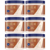 Vaseline Illuminate Me body butter jar closeup showing rich hydration for dry skin and glow