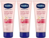 Vaseline Intensive Care Healthy Hands Stronger Nails Lotion pack of 3 tubes for on-the-go moisture and nail support