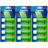 Vaseline Lip Therapy Aloe Fresh 12-pack front view for smooth lip hydration
