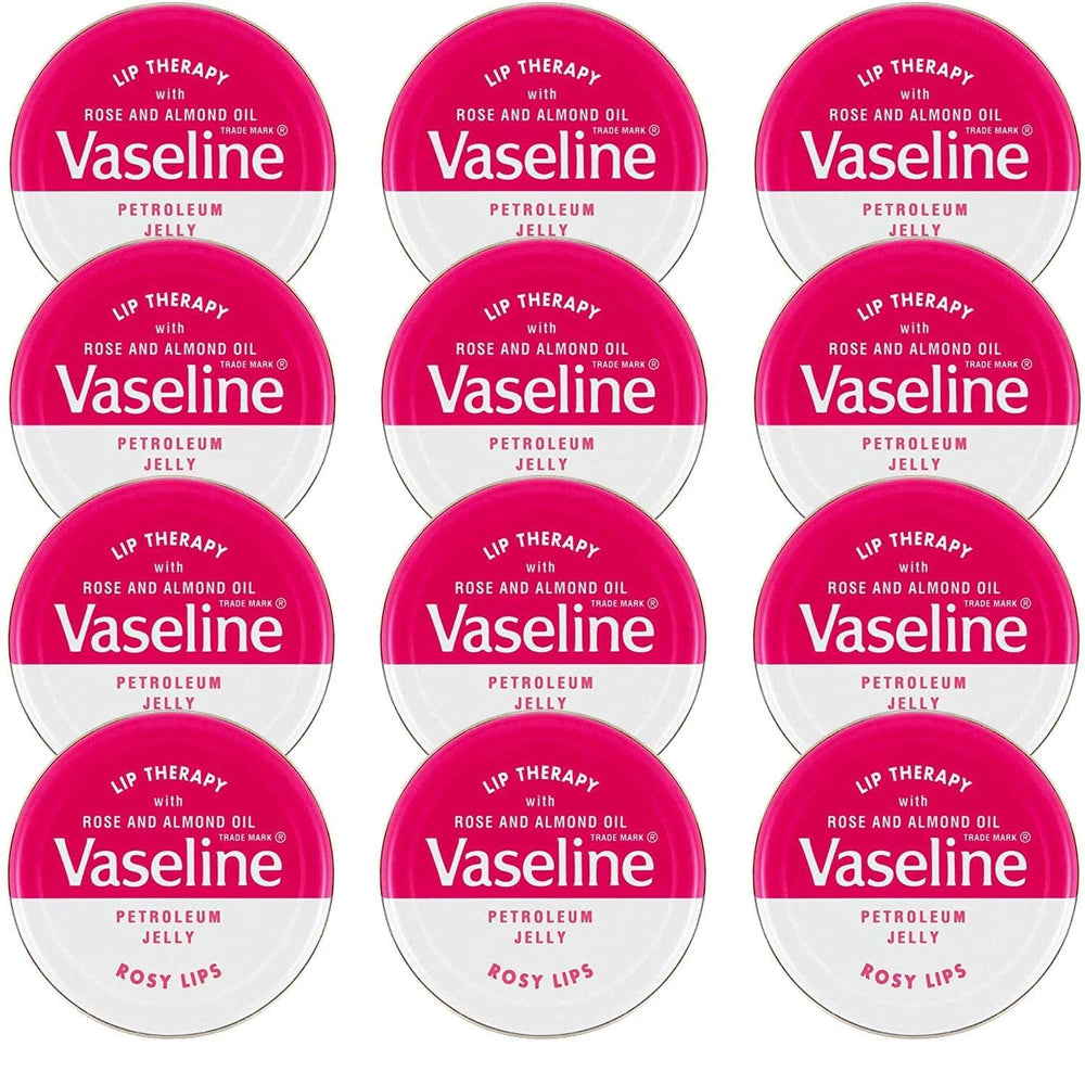 Vaseline Lip Therapy Aloe Tin close-up, hydration for dry lips