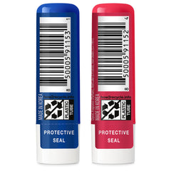 Vaseline Lip Therapy Original balm stick on lips delivering clear moisture.