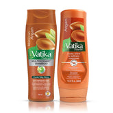 Vatika Naturals Argan Shampoo bottle pour nourishes hair