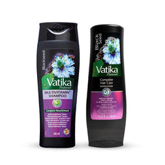 Vatika Naturals Blackseed Shampoo pour delivering cleansing and shine