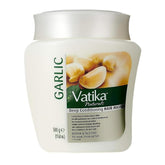 Vatika Naturals hot oil hair mask garlic – close-up of garlic-infused formula for nourishment.