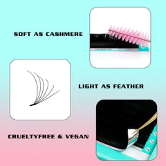 VAVALASH Cashmere Easy Fan Lashes curl stability supports long-lasting, kink-free results.