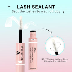 VAVALASH easy application steps for cluster lashes and real lashes.