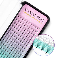 VAVALASH soft PBT silk lashes with matte finish for natural, lightweight sets.