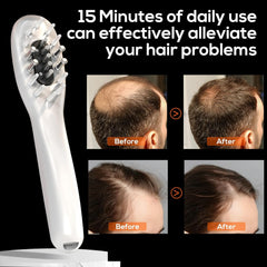 Vavis Lasercomb-001 in-use-on-scalp shows targeted light delivery during routine care.