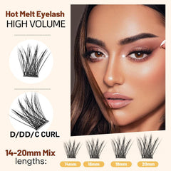 Vayator Lashes mixed kit with D curl 12-14-16-18mm for tapered results