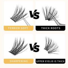 Vayator Lashes mixed kit with D curl 14-16-18-20mm for dramatic effect