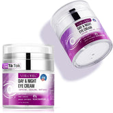 Vbilobec caffeine eye cream bottle shows a silky texture for daily eye care