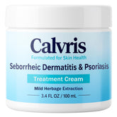 Vbolre Calvris Balm application close-up for soothing scalp care.