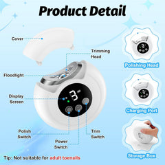VBXBKC USB-C rechargeable design for cordless convenience on the go