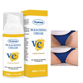 VCETREE intimate areas cream applying evenly for smoother tone
