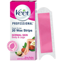 Veet full body wax strip underarms for quick, smooth results.