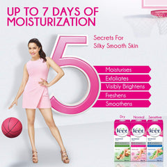 Veet normal skin cream on skin for close, smooth results