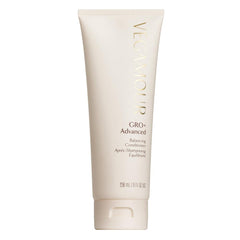 VEGAMOUR GRO+ Advanced Balancing Conditioner bottle highlights scalp hydration for thinning hair.